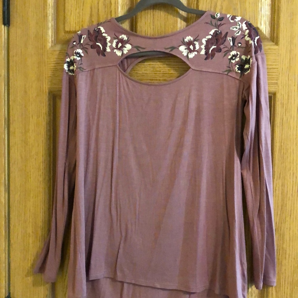 Long sleeve floral top
